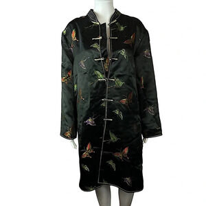 Vintage Grace Chuang NY Silk Butterfly Kimono Coat